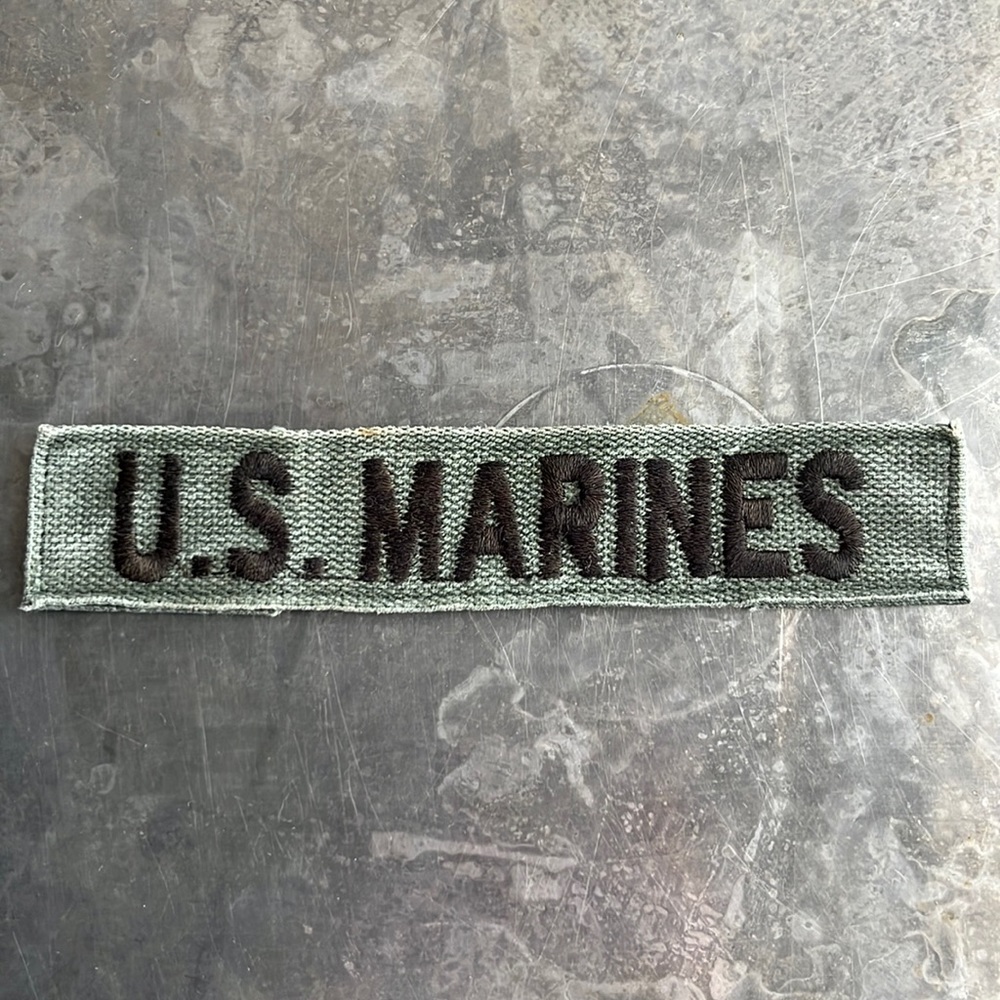 U.S. MARINES embroidered tape patch - Vintage